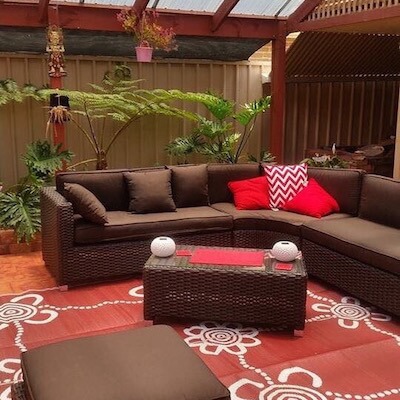 Patio mats - outdoor lounge